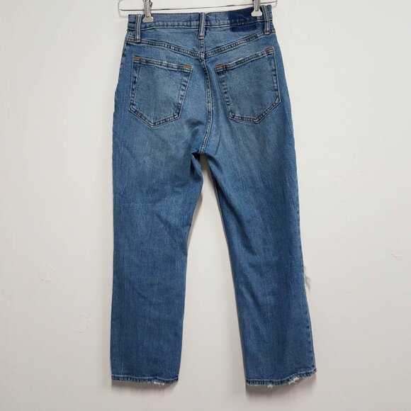 Abercrombie & Fitch Jeans Blue Womens 26/2S The Ankle Straight Ultra High Rise - Picture 5 of 6